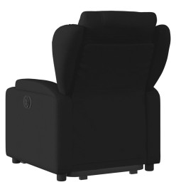 Fauteuil inclinable électrique noir tissu