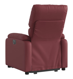 Fauteuil inclinable Rouge bordeaux Similicuir