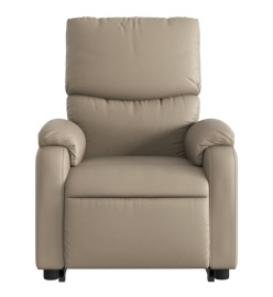 Fauteuil inclinable de massage Cappuccino Similicuir