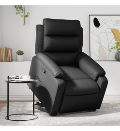 Fauteuil inclinable Noir Similicuir