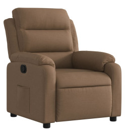 Fauteuil inclinable Marron Tissu