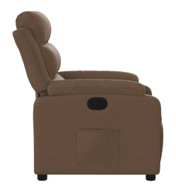 Fauteuil inclinable Marron Tissu