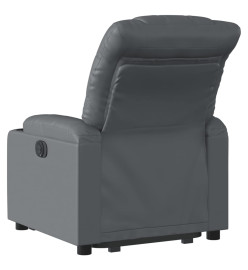 Fauteuil inclinable Gris Similicuir