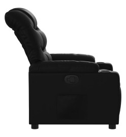 Fauteuil inclinable Noir Similicuir