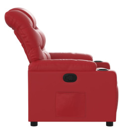 Fauteuil inclinable Rouge Similicuir