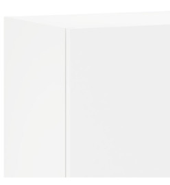 Armoires murales TV 5 pcs blanc bois d'ingénierie