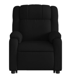 Fauteuil inclinable électrique noir tissu