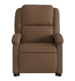 Fauteuil inclinable Marron Tissu