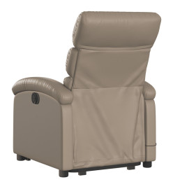 Fauteuil inclinable de massage Cappuccino Similicuir