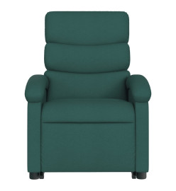 Fauteuil inclinable vert foncé tissu