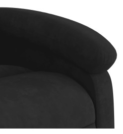 Fauteuil de massage inclinable Noir Velours