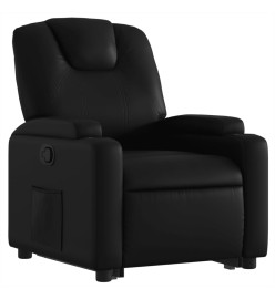 Fauteuil inclinable Noir Similicuir