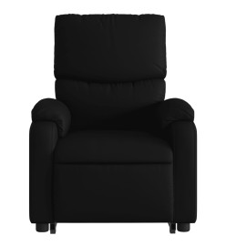 Fauteuil inclinable électrique noir similicuir