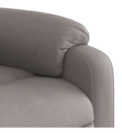 Fauteuil inclinable taupe tissu