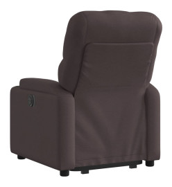 Fauteuil inclinable marron foncé tissu