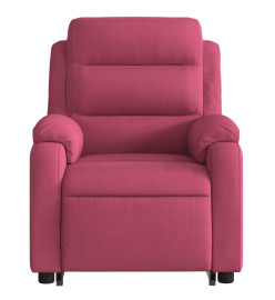 Fauteuil inclinable Rouge bordeaux Velours