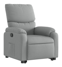 Fauteuil inclinable Gris clair Tissu