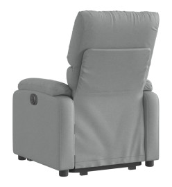 Fauteuil inclinable Gris clair Tissu