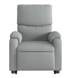 Fauteuil inclinable Gris clair Tissu