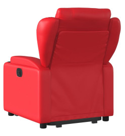 Fauteuil inclinable Rouge Similicuir