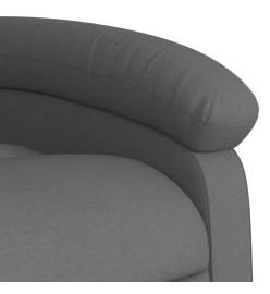 Fauteuil inclinable Gris foncé Tissu