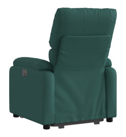 Fauteuil inclinable vert foncé tissu