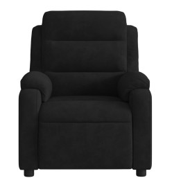 Fauteuil inclinable électrique noir velours