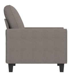 Fauteuil Taupe 60 cm Tissu