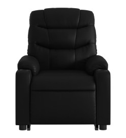 Fauteuil inclinable de massage électrique noir similicuir