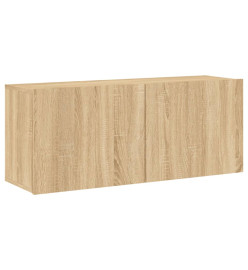 Armoires murales TV 5 pcs chêne sonoma bois d'ingénierie