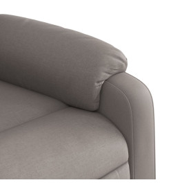 Fauteuil inclinable taupe tissu