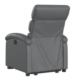 Fauteuil inclinable Gris Similicuir