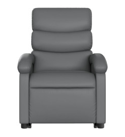 Fauteuil inclinable Gris Similicuir