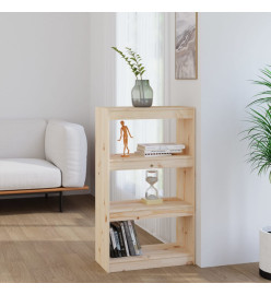 Bibliothèque/Séparateur de pièce 60x30x103,5 cm Bois de pin