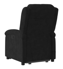 Fauteuil inclinable de massage électrique noir velours