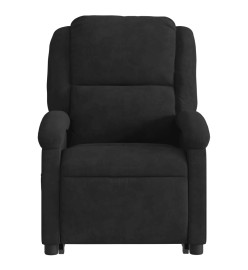 Fauteuil inclinable de massage électrique noir velours