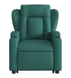 Fauteuil inclinable vert foncé tissu