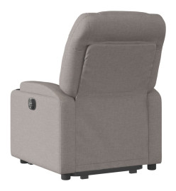 Fauteuil inclinable électrique taupe tissu