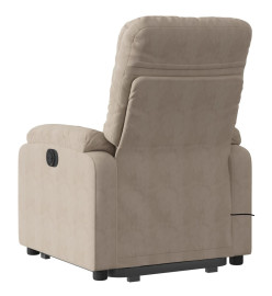 Fauteuil inclinable de massage électrique taupe