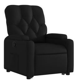 Fauteuil inclinable Noir Similicuir