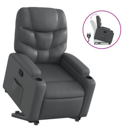 Fauteuil inclinable Gris Similicuir