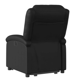 Fauteuil inclinable électrique noir similicuir