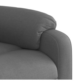 Fauteuil inclinable électrique gris foncé tissu