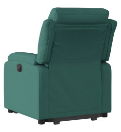 Fauteuil inclinable vert foncé tissu