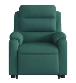 Fauteuil inclinable vert foncé tissu