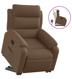 Fauteuil inclinable Marron Tissu