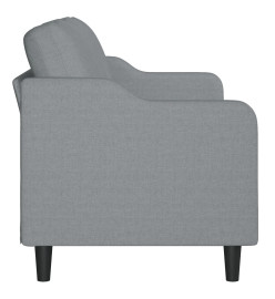 Canapé à 3 places Gris clair 180 cm Tissu