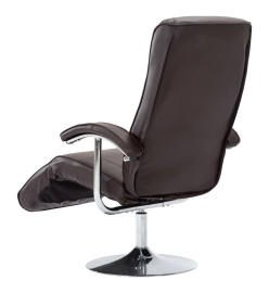 Fauteuil TV Marron Similicuir