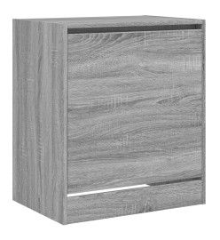 Armoire à chaussures sonoma gris 60x42x69 cm bois d'ingénierie