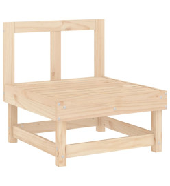 Salon de jardin 6 pcs Bois de pin massif
